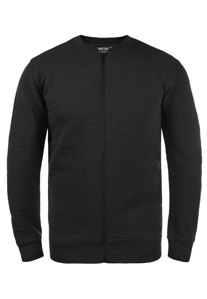 IDBRONTE - Sweat à capuche zippé - black INDICODE JEANS IDBRONTE - Sweat à Capuche Zippé - Black -INDICODE Ventes 35d65389e7f4433bbb49566bc1c9ee96