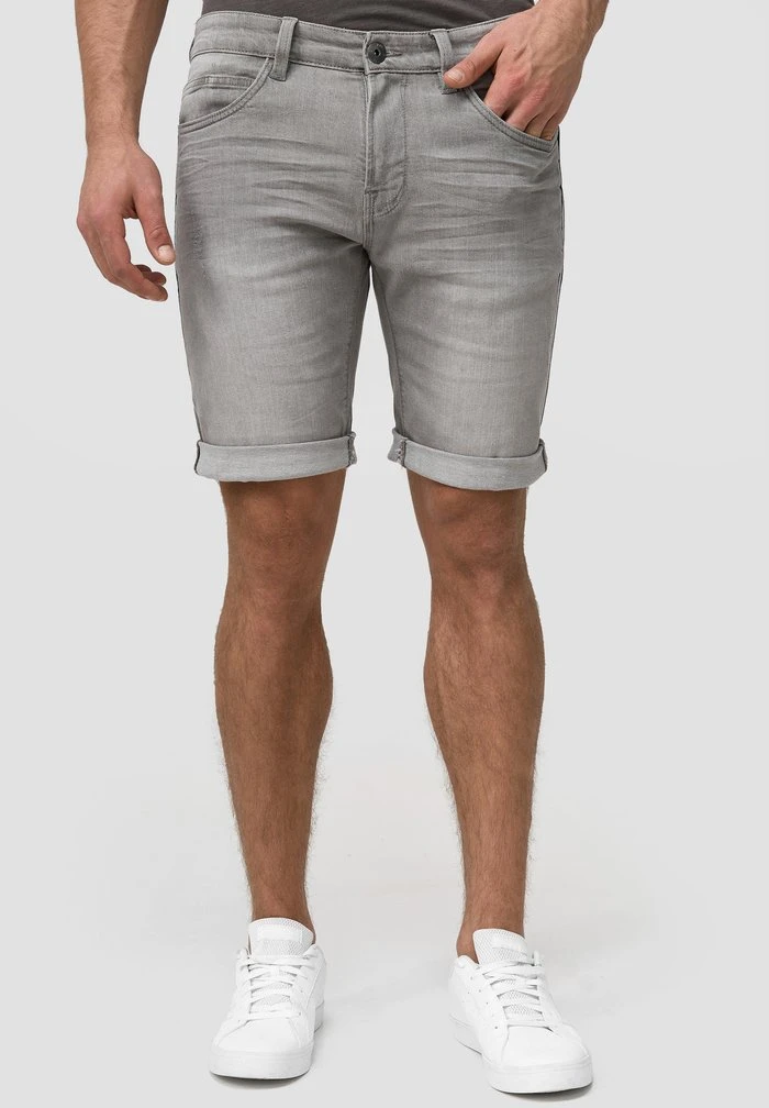 INDICODE JEANS Short En Jean - Gray 1 INDICODE JEANS Short En Jean - Gray