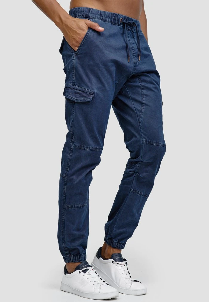 Pantalon cargo - navy INDICODE JEANS Pantalon Cargo - Navy -INDICODE Ventes 3ab31c0e9c0f49e88915c38fd839b668