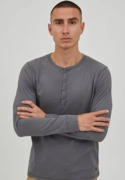 INDICODE JEANS IDARMANDO - T-shirt à Manches Longues - Pewter