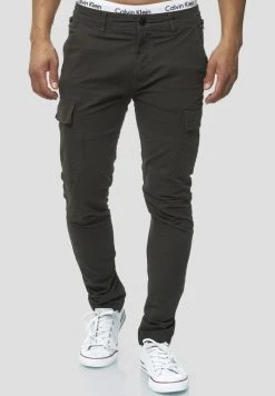 INDICODE JEANS Pantalon Cargo - Anthracite