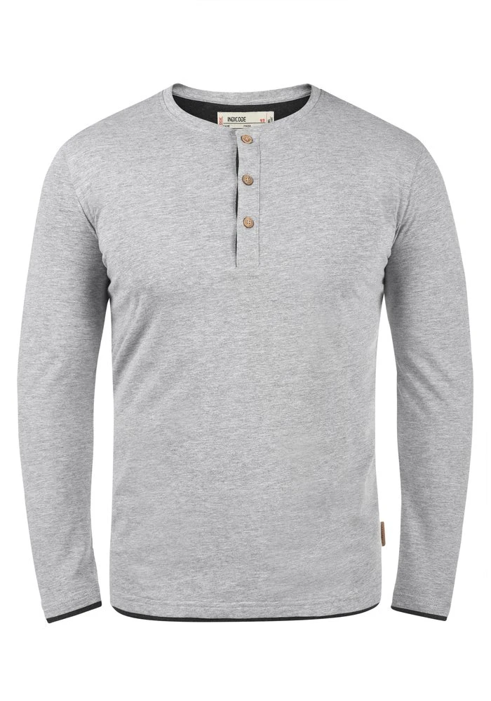 IDGIFFORD - T-shirt à manches longues - light grey INDICODE JEANS IDGIFFORD - T-shirt à Manches Longues - Light Grey -INDICODE Ventes 3ed267ffb8ad45659b2c3db06e5de577