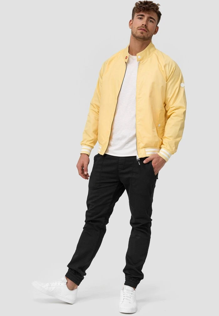AYSER - Blouson Bomber - pale banana INDICODE JEANS AYSER - Blouson Bomber - Pale Banana -INDICODE Ventes 40716b307dae4753b1b73d74d8fb3968