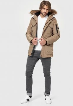 INDICODE JEANS CARPELAN - Veste D'hiver - Khaki -INDICODE Ventes 428c07ea25434ab1ad0f915ce80c98d4