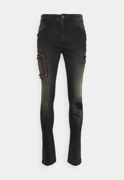 INDICODE JEANS SAVAGE - Jeans Skinny - Vintage Black -INDICODE Ventes 431a16a354f344e5ac6131ea6bd50d77