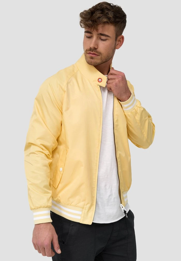 AYSER - Blouson Bomber - pale banana INDICODE JEANS AYSER - Blouson Bomber - Pale Banana -INDICODE Ventes 43414bb8929041ea88f947dc6afaed3d