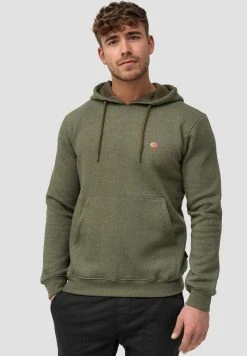 INDICODE JEANS Sweat à Capuche - Army