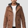 INDICODE JEANS Manteau Court - Camel