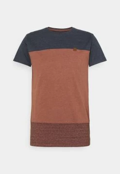 INDICODE JEANS HAMMOND - T-shirt Imprimé - Rootbeer