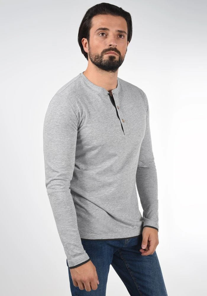 IDGIFFORD - T-shirt à manches longues - light grey INDICODE JEANS IDGIFFORD - T-shirt à Manches Longues - Light Grey -INDICODE Ventes 4b1c37fc5ecb49ffa1c2406603e894d0
