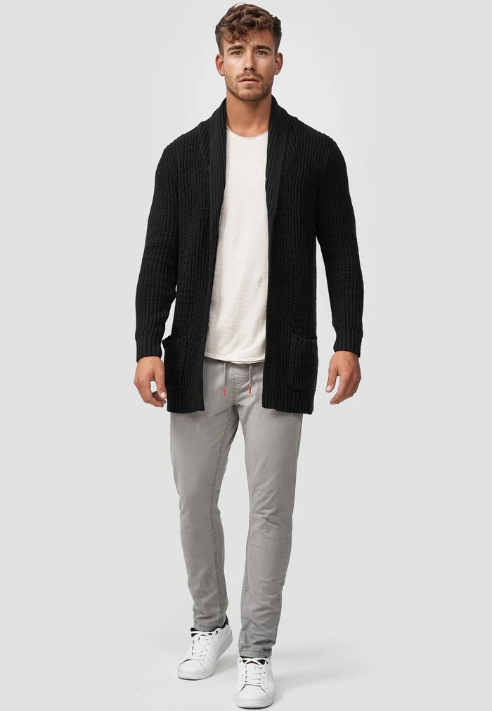 ANAHEIM - Gilet - black INDICODE JEANS ANAHEIM - Gilet - Black -INDICODE Ventes 4b68310656334263a147baf30d8cbf13