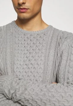 INDICODE JEANS BELINSKI - Pullover - Mottled Light Grey -INDICODE Ventes 4b9ee807879f4f33a5acd19415e64226