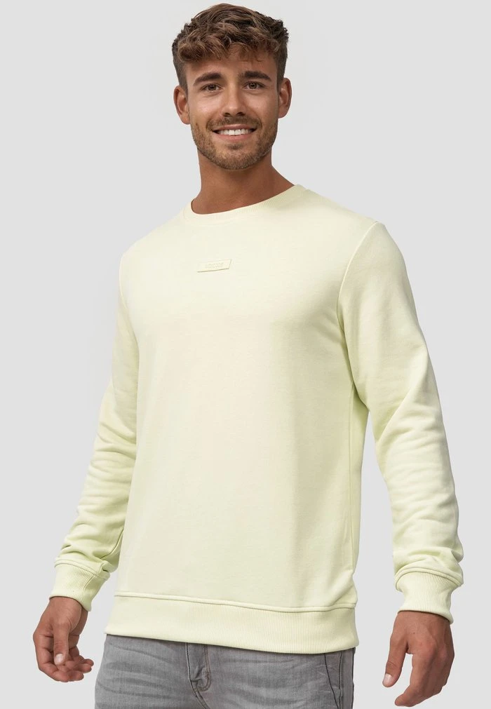 BAXTER - Sweatshirt - lime cream INDICODE JEANS BAXTER - Sweatshirt - Lime Cream -INDICODE Ventes 4c6a340e65ee431dab95065883fbfb30