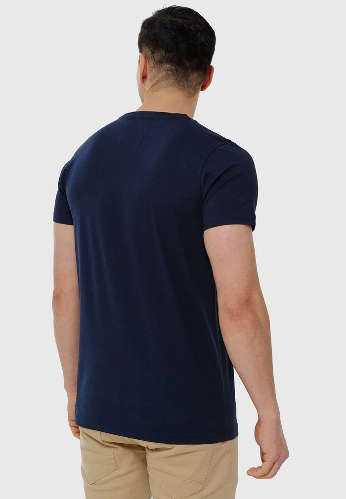 T-shirt imprimé - navy INDICODE JEANS T-shirt Imprimé - Navy -INDICODE Ventes 4dc6caf2fcfa438bb6d1249f56ad20c5