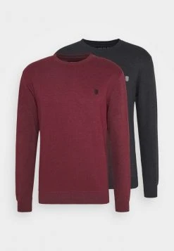 INDICODE JEANS EBACH 2 PACK - Sweatshirt - Black/bordeaux 10 INDICODE JEANS EBACH 2 PACK - Sweatshirt - Black/bordeaux -INDICODE Ventes 501a8f316d144b66ab7b459b722f636b