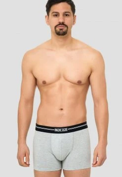 INDICODE JEANS 7 PACK - Shorty - White/grey/black -INDICODE Ventes 510da2c7f82840a4b11e75a9bfe2c742