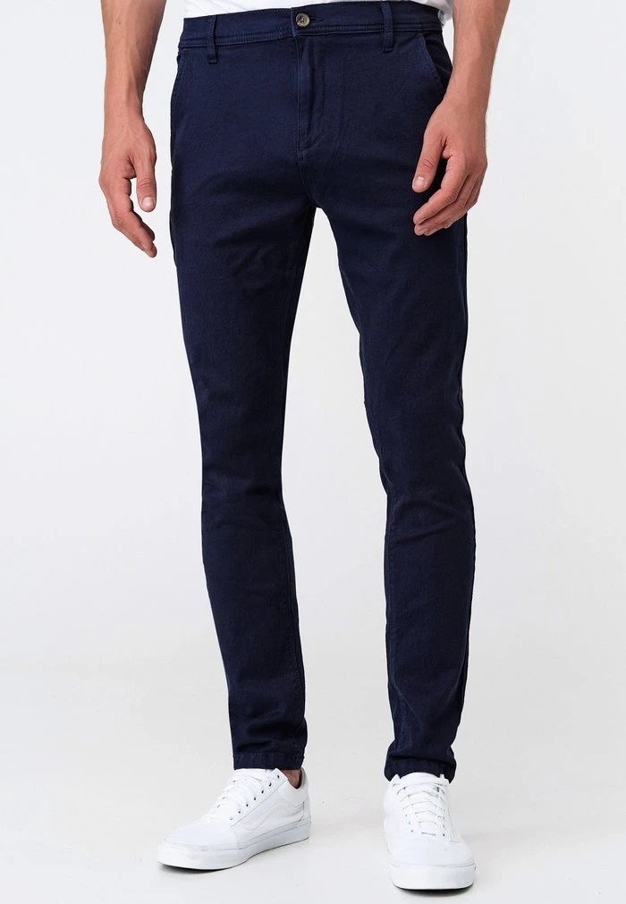 BUCKNER - Chino - navy INDICODE JEANS BUCKNER - Chino - Navy -INDICODE Ventes 51871020a7564899a5b52ee651406815