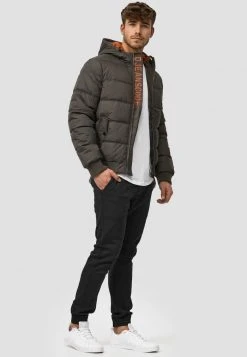 INDICODE JEANS ADRIAN - Veste D'hiver - Raven