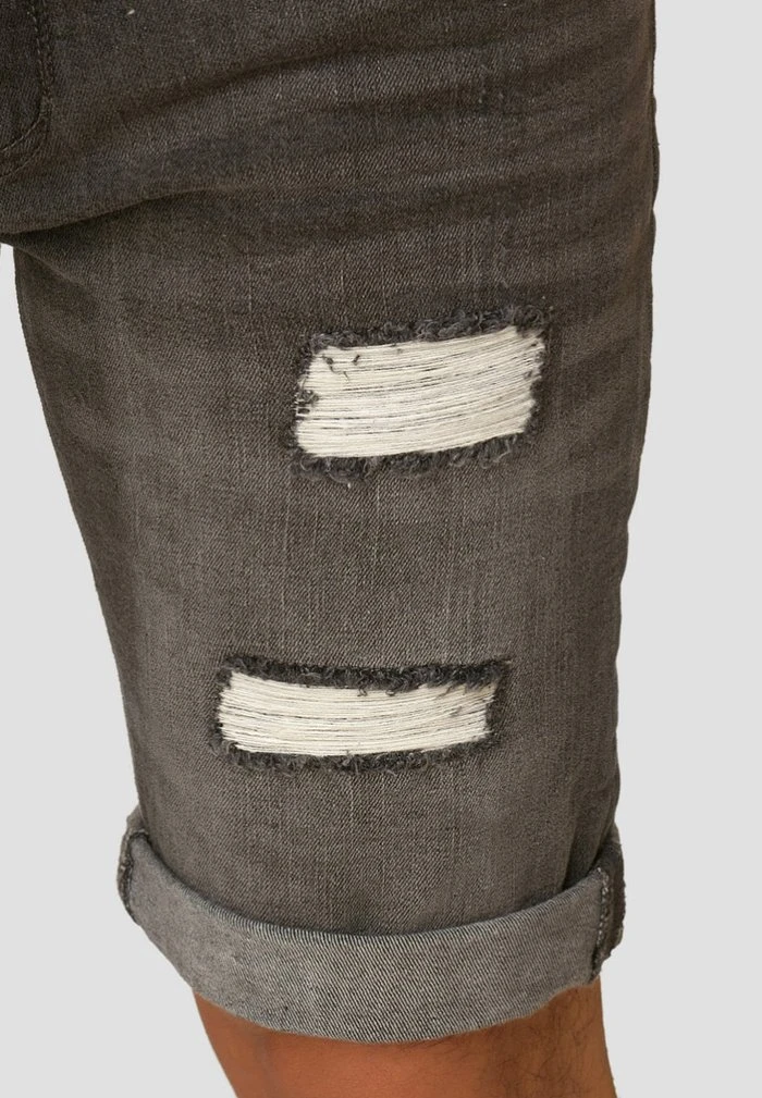 CUBA CADEN - Short en jean - dark grey INDICODE JEANS CUBA CADEN - Short En Jean - Dark Grey -INDICODE Ventes 51f1dccfba0c4ba6b66a188e357514c2