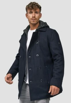 INDICODE JEANS Manteau Court - Dark Blue -INDICODE Ventes 522f692118a6489596172caee82680ec