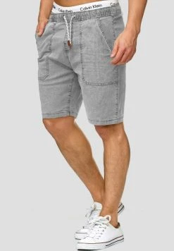 INDICODE JEANS Short - Light Grey
