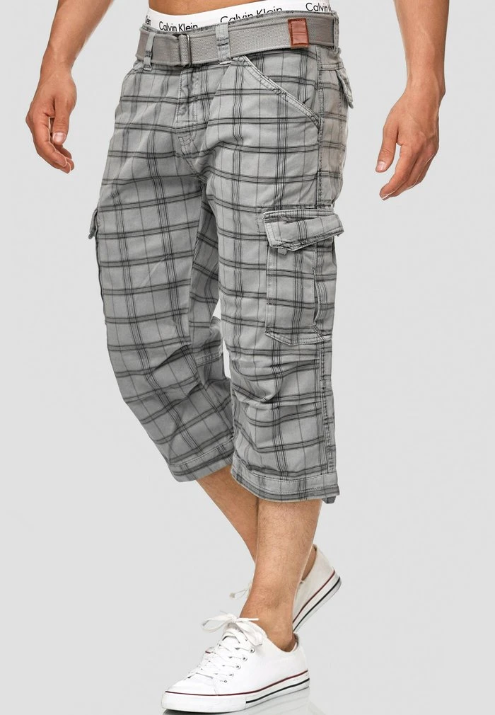 MIT GÜRTEL NICOLAS - Short - light grey INDICODE JEANS MIT GÜRTEL NICOLAS - Short - Light Grey -INDICODE Ventes 540d41da0bc943aba7d9eed9185bcac7