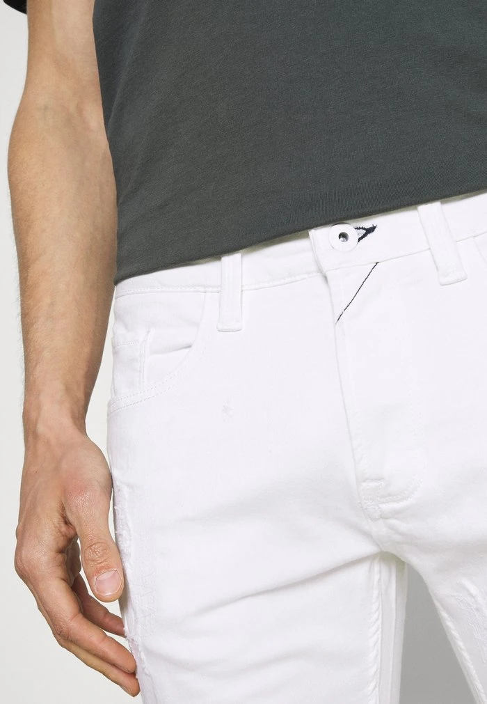 INDICODE JEANS COMMERCIAL KEN HOLES - Short En Jean - Offwhite 7 INDICODE JEANS COMMERCIAL KEN HOLES - Short En Jean - Offwhite – Image 7