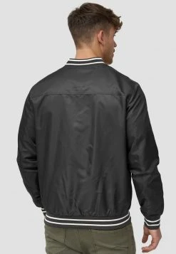 INDICODE JEANS MANOS - Blouson Bomber - Raven -INDICODE Ventes 55b7fb965bf44f30b2f1fcbc9d4376ac