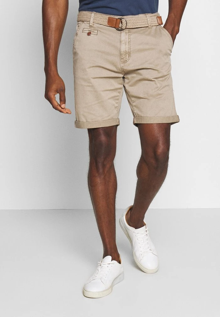 INDICODE JEANS CONER - Short - Greige 1 INDICODE JEANS CONER - Short - Greige