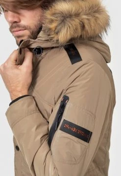 INDICODE JEANS CARPELAN - Veste D'hiver - Khaki -INDICODE Ventes 56a0c755684a4995a9da2c2bdbb6925e