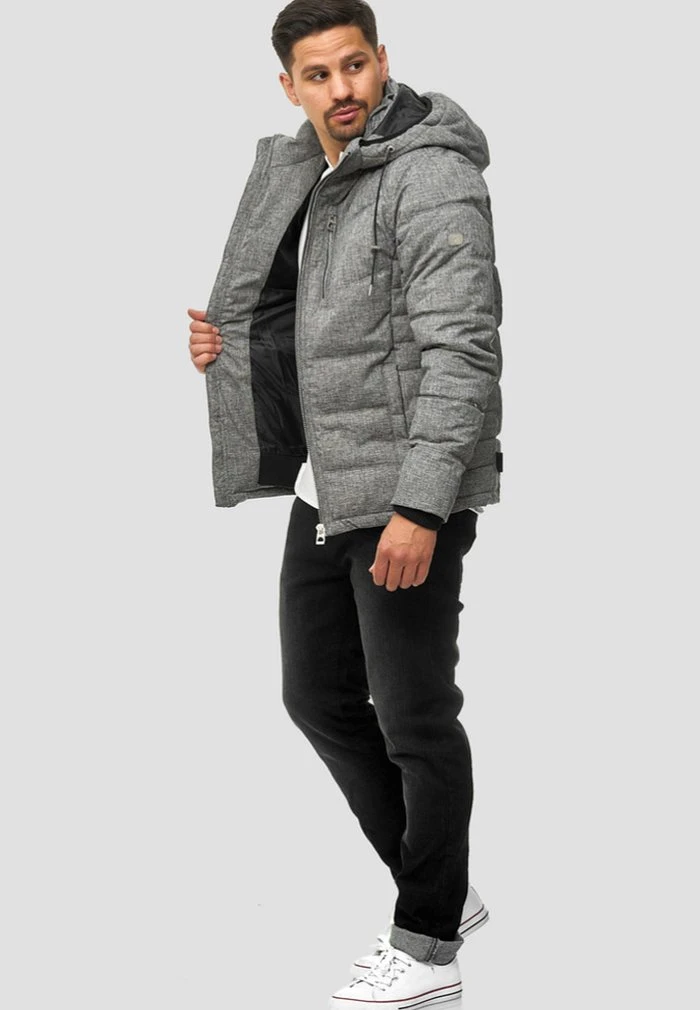 INDICODE JEANS CIRCUS - Veste D'hiver - Gray 2 INDICODE JEANS CIRCUS - Veste D'hiver - Gray – Image 2