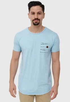 INDICODE JEANS MORAN - T-shirt Imprimé - Blue Wave