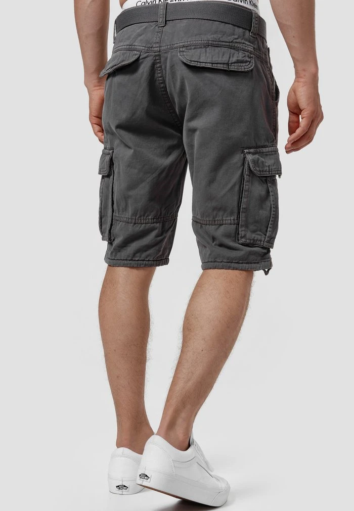 INDICODE JEANS MONROE - Short - Iron 3 INDICODE JEANS MONROE - Short - Iron – Image 3