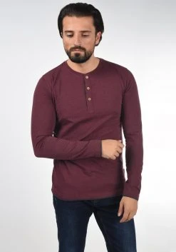 INDICODE JEANS IDGIFFORD - T-shirt à Manches Longues - Dark Red
