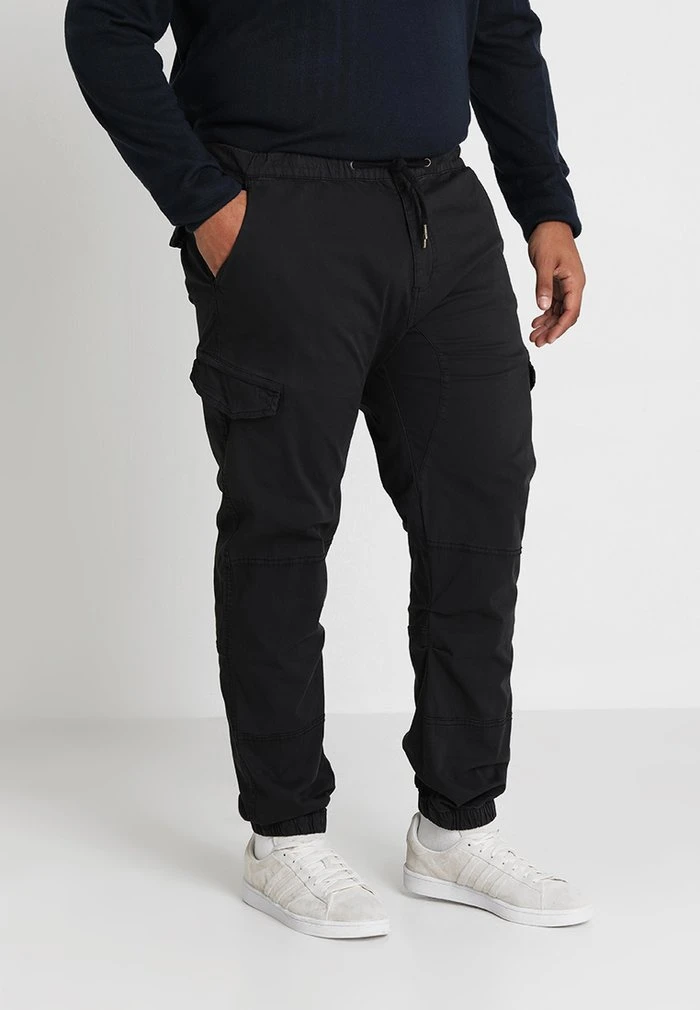 LEVI PLUS - Pantalon cargo - black INDICODE JEANS LEVI PLUS - Pantalon Cargo - Black -INDICODE Ventes 58ea22dfe1414ee4b005440e14747e90