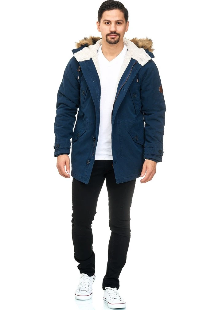 Veste d'hiver - navy INDICODE JEANS Veste D'hiver - Navy -INDICODE Ventes 59f7467ffbfa40b69bbf035e3f6e96eb
