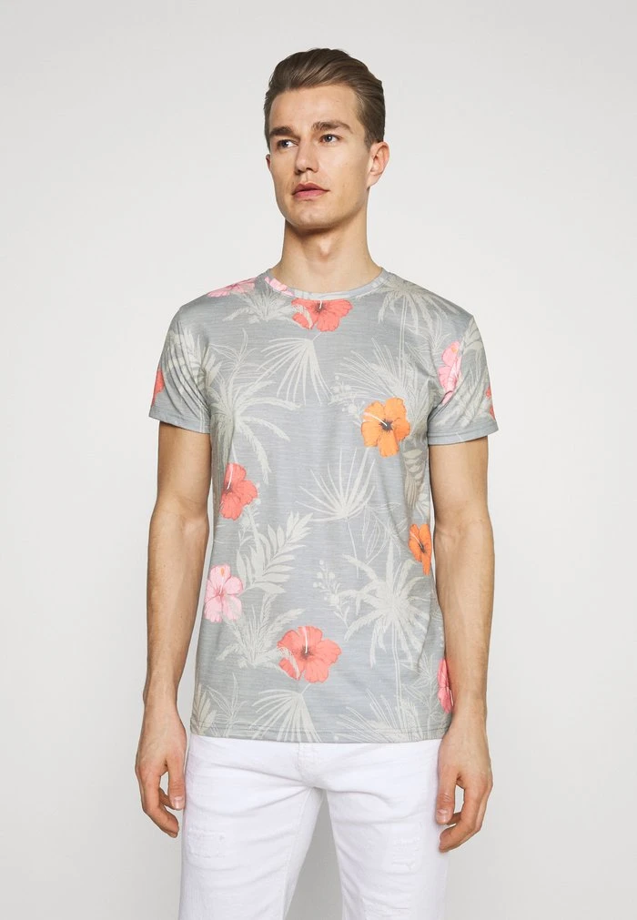 CADIZ BRILIANT - T-shirt imprimé - light grey INDICODE JEANS CADIZ BRILIANT - T-shirt Imprimé - Light Grey -INDICODE Ventes 5b6253d80e2a4a8abc153b2ebcd47f77