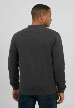 INDICODE JEANS IDBRONTE - Sweat à Capuche Zippé - Charcoal Mix -INDICODE Ventes 5c8434c338de4396a1261e9a1207242d