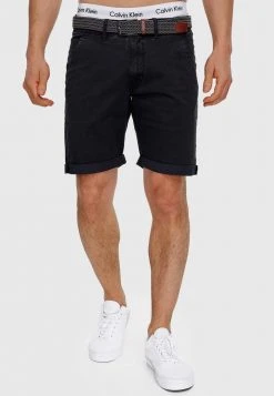 INDICODE JEANS Short - Black