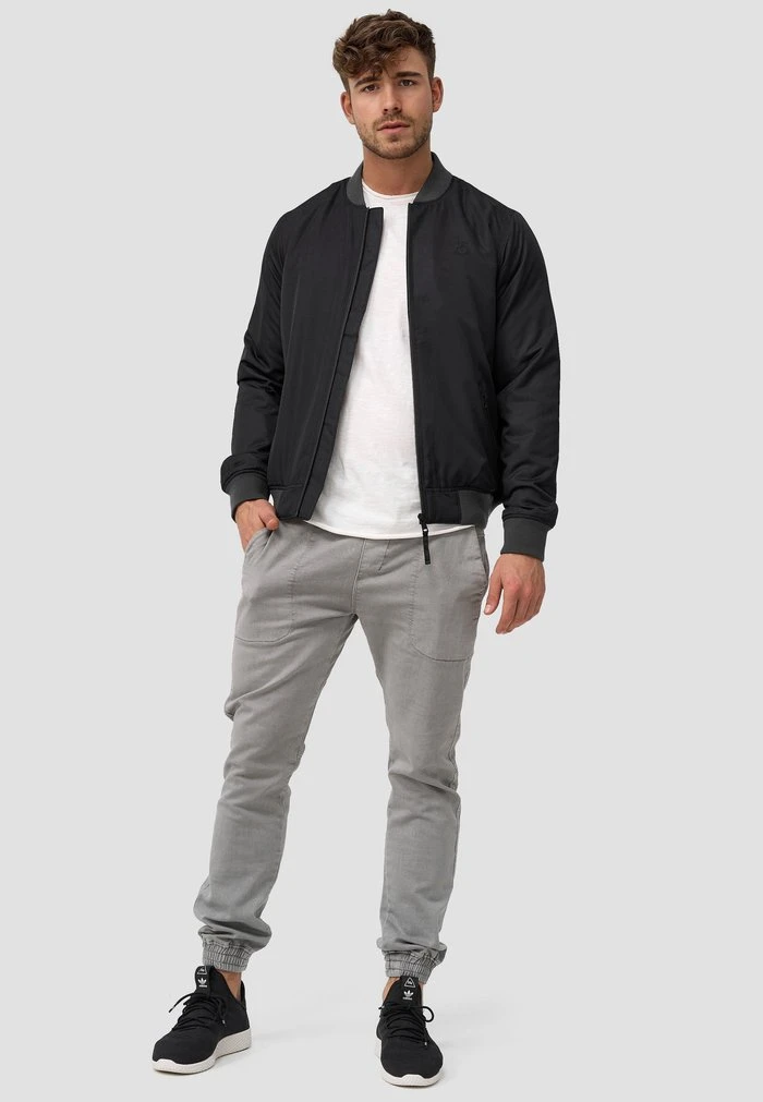 Blouson Bomber - black INDICODE JEANS Blouson Bomber - Black -INDICODE Ventes 5d52ee196a9348d4a5d13b7e32067482