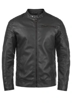 INDICODE JEANS IDJUNCTION - Veste En Similicuir - Dark Grey -INDICODE Ventes 5e1f7e703a9a4d15a3d3d1bb0c2ea152