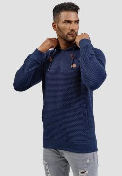 INDICODE JEANS Sweatshirt - Navy 3 INDICODE JEANS Sweatshirt - Navy -INDICODE Ventes 5e40fbde59e24d8fbd9aa9a564bd4ad1