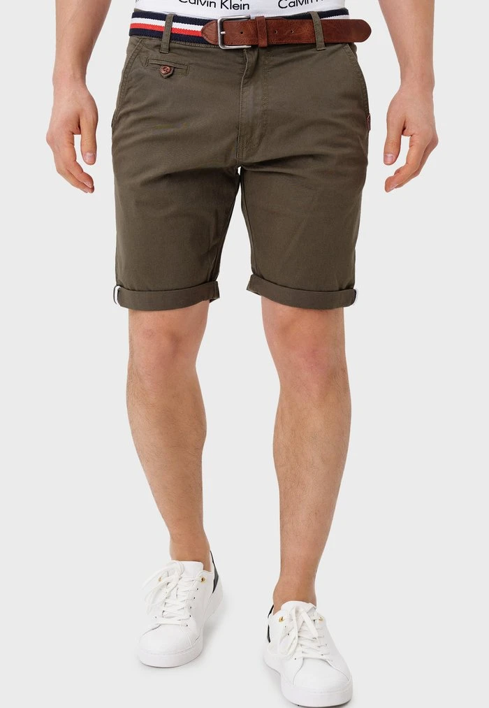 INDICODE JEANS Short - Dark Green 1 INDICODE JEANS Short - Dark Green