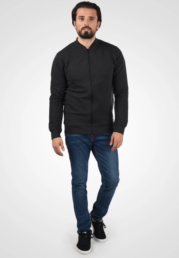 IDBRONTE - Sweat à capuche zippé - black INDICODE JEANS IDBRONTE - Sweat à Capuche Zippé - Black -INDICODE Ventes 5fde79c006e846c5a9c77ea9f4f8f7f6