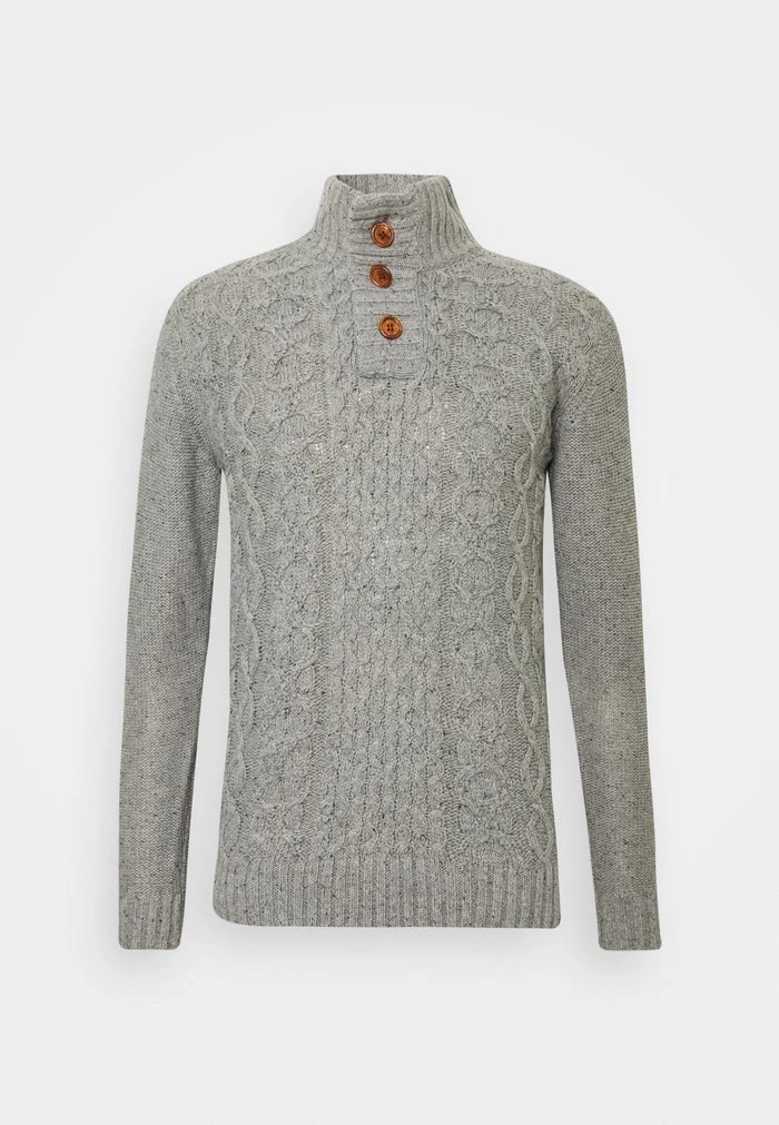 RICH - Pullover - light grey melange INDICODE JEANS RICH - Pullover - Light Grey Melange -INDICODE Ventes 602be77583c6409aa4b15509c92a0b81