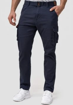 INDICODE JEANS MATHEN - Pantalon Cargo - Navy