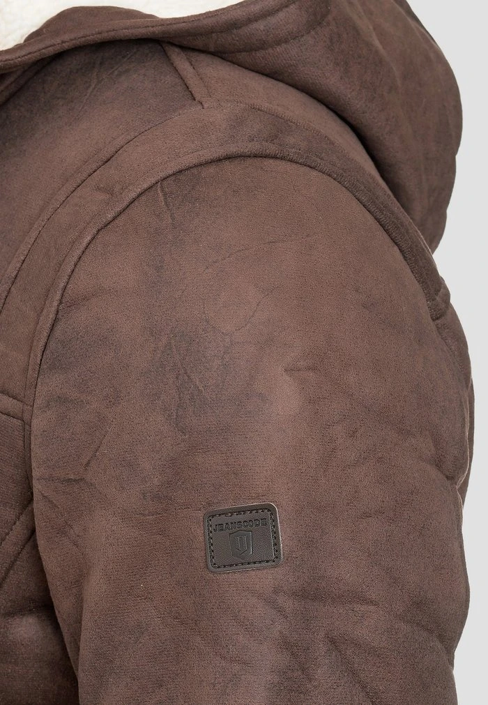 INDICODE JEANS Veste D'hiver - Mottled Brown 6 INDICODE JEANS Veste D'hiver - Mottled Brown – Image 6