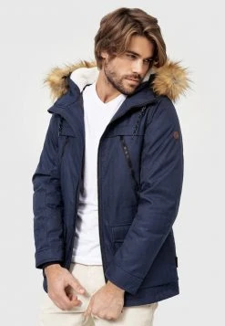 INDICODE JEANS Parka - Navy -INDICODE Ventes 61da422db96f441e88259e6943a5f52e