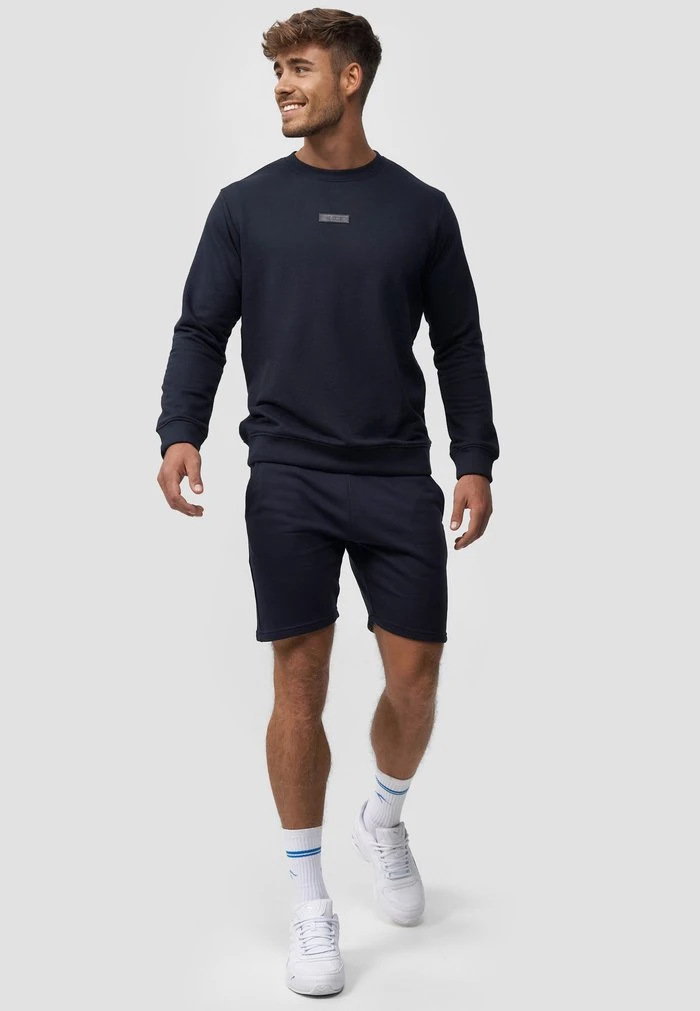 BAXTER - Sweatshirt - navy INDICODE JEANS BAXTER - Sweatshirt - Navy -INDICODE Ventes 63bd56f71634435b844a4192db8b0e5e