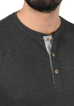 INDICODE JEANS IDGIFFORD - T-shirt à Manches Longues - Charcoal -INDICODE Ventes 6430924f015642808ce854bdc7309074